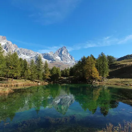 In Aosta Valley Near Lift Брей-Червиния